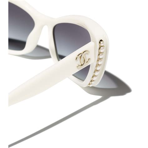 chanel white and black sunglasses|chanel sunglasses sale clearance.